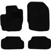 Alpha-Tex Produktions- und Handels GmbH Tappetini adatti per Mitsubishi Colt CZC Cabrio Tipo RG (Costruzione 2006-2009), Deluxe nero | 4 pz. | Bordo verde scuro