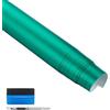 NewL Pellicola Vinile Wrapping Auto Satin Opaco Metallizzato Blu Lago | Finitura satin opaco, 50x150cm, attrezzi installazione inclusi, pellicola autocollante, canali di rilascio aria, uso auto