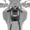 Rhinowalk Borsa da serbatoio da moto da 2,4 l, borsa multifunzione come tasca per gambe, tasca sul petto o borsa incrociata, con o senza fissaggio magnetico, nero, 2,4 litri, senza magnete