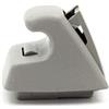 DZMZL Clip di supporto per visiera parasole per GM 95994975 Sonic Verano Cruze Limited Spark EV, gancio deflettore in plastica (beige o grigio) (grigio)
