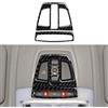 OYDDL Auto Fibra di Carbonio Luce di Lettura Copertura Trim Frontale Tetto Lampada Da Lettura Adesivo Decal Compatibile con BMW X5 F15 X6 F16 F22 F30 F31 3GT F34 F32 F36 F48 F39 Accessori