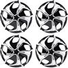 Aramox 14 Inch Wheel Hubcaps Universal Anti Theft Design R14 Aramox 4 Pcs Covers for Most Cars Trucks SUVs