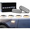 Esselle Parts Coppia Frecce Laterali Trasparenti Progressive Dinamiche a LED per Fiat Grande Punto, Punto Evo, Idea, Panda Cross, Panda 312, Qubo, Stilo, Panda 169, Pandina, Plug and Play Canbus