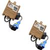 YZSM Kit Faro per Auto 55W HID Ballast Fast Bright Quick Start Digital Slim Ballast Reactor AC 12V HID Ballast 55W per H1 H7 H11 D2H (Dimensione : 2 PCS Ballast)