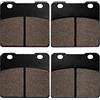 SOLLON Pastiglie Freno Anteriore e Posteriore per Suzuki Intruder 1400 VS1400 1987-2004 Cavalcade 1400 GV1400 1986 VL1500 VL 1500 W/X/Y/K1 1998-2001 GSX1100 GSX 1100 1984. -1986