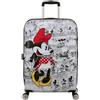 American Tourister Wavebreaker Disney - Minnie Mouse Valigia Rigida Media (67 cm), Valigia da Viaggio, Lucchetto TSA, 4 Ruote, 64 L, 3.6 kg - Minnie Comics White