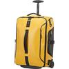 Samsonite Paradiver Light - Borsone/Zaino con 2 Ruote S, 55 cm, 51 L, Giallo (Yellow)