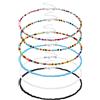Yolev 6 Pezzi Collane di Perline Colorate Boho Beach Collane di Perline Bracciali per Gioielli da Donna(Stile 1)
