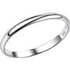 PROSILVER Anelli da Donna Uomo Argento 925 2/3/5mm Fede Matrimonio Misura 7-27 con Confezione Regalo