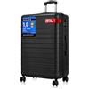 Shavont Bagaglio da Stiva Grande, Valigia da Viaggio Trolley Rigida Ryanair Cabina con 4 Spinner Ruote con Lucchetto in ABS+PC