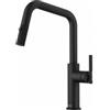 Franke Maris Stripes U - 115.0747.675 Miscelatore Cucina da Incasso Monocomando con doccia estraibile con funzione spray e canna girevole Black matt