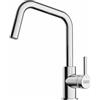 Franke Lina U Doccia - 115.0728.476 Miscelatore Cucina da Incasso Monocomando con doccia estraibile e canna girevole Cromato
