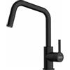Franke Lina U Doccia - 115.0728.477 Miscelatore Cucina da Incasso Monocomando con doccia estraibile e canna girevole Black matt