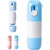 ZrdlqlLcjxy 2-In-1 Box Cutter & Thermal Paper Eraser, Water-Based Thermal Paper Eraser Pen, 2 In 1 Privacy Wipe Box Cutter for Parcel Labels, Privacy Protection (Blue)