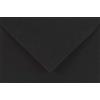 Netuno 25 buste da lettera colorate nere formato C7 80 x 120 mm 115g Sirio Color Nero buste piccole nero buste portasoldi per biglietti da visita soldi banconote mini buste carine