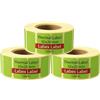 Labex Label - Etichette termiche 30 x 20 mm, etichette termiche colorate, autoadesive, senza BPA, termodirette, per stampanti Zebra (verde, 3 rotoli)