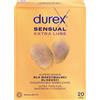 Durex Sensual Extra Lubrificante Preservativi, 20 pezzi.