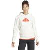 adidas Felpa da Donna con Cappuccio Future Icons Badge of Sport Bianca Taglia XS Codice IS3639