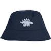 Chicco, 1 Cappello Reversibile Bambino, 100% Cotone, Dinosauri (IT, età, 3 Mesi)