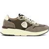 Blauer F5ray02 Sneakers Con Lacci In Ecopelle Da Uomo TAUPE/MILITARY 43