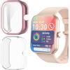 Blueshaweu Custodia per Blackview R50 Smartwatch 1,85, flessibile TPU protezione completa con pellicola protettiva antigraffio Custodia compatibile per Blackview R50Pro/R50 Smartwatch (trasparente +