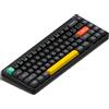 nuphy Tastiera meccanica wireless Halo65 V2 con cappucci per tasti PBT, 65% tastiera da gioco personalizzata hot-swap, compatibile con QMK/VIA, BT5.0/USB-C/2,4 GHz, switch Black-Blush
