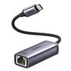 UGREEN Adattatore Ethernet Cavo Nylon USB C 1000Mbps in Alluminio, Adattatore LAN Tipo C Gigabit, Compatibile con MacBook Pro, MacBook Air, iPad Pro, Surface Book, Dell XPS, Chromebook, Galaxy S21