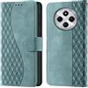 CaseGla Cover per Xiaomi Redmi 14C / A3 Pro custodia portafoglio Verde nebbia | Blocco RFID, 3 scomparti carte, 1 tasca banconote, Chiusura magnetica, Supporto, Pelle PU flip cover per Xiaomi Poco M7/ C75