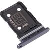 Generic Ricambio Vassoio Compatibile con Oppo Reno6 PRO 5G / PEPM00 CPH2249 (Reno 6 PRO) Try Tray alloggio Porta Scheda Dual SIM Card Sim 1 + Slot SIM 2 Slitta Lettore (Nero)
