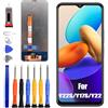 ERYNK Display LCD per VIVO Y22S (Y17S/Y22) V2206 [con impronte digitali] [6,55 pollici] LCD Display Touch Screen Digitizer con set di attrezzi