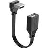 Hrtyvhin USB 2.0 Maschio Femmina Cavo di Alimentazione 90 Gradi Adattatore Cavo di Estensione Per Mouse Tastiera USB Ricarica Dati