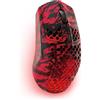 SteelSeries Aerox 3 Wireless - Edizione Clan FaZe - Mouse Gaming - RGB con guscio forato - Sensore ottico TrueMove Air da 18K DPI - Design ultraleggero e resistente all'acqua