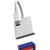 Kefiany Lettore Schede SD USB C per iPhone16 15 Pro Max per Apple Tipo C Card Reader Adattatore per iPad Fotocamera Foto MacBook Thunderbolt Target Archiviazione Dati Android Compatibile con Samsung S24 S23