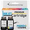 Mondo Stampa 2 Cartucce d'Inchiostro Compatibili per Canon 575XL CL-576XL per PG-575XL PIXMA TS3550i TS3551i TR4750i TR4751i TS3750i TS3751i TS3752i
