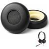 leruiyezs 2pcs for Jabra Evolve2 65 Cuscinetti e for Jabra Evolve 20 Cuscinetti di Ricambio per Cuffie, Cuscinetti Morbidi in Pelle Proteica, for Evolve 20 20SE 30 30II 40 65 65+ per Uso Quotidiano