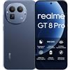 realme GT 8 Pro Smartphone 5G Snapdragon 8 Elite Gen 5, 16GB+512GB, 6.79 QHD+ 144Hz AMOLED, Batteria 7000mAh & 120W SuperVOOC/50W Wireless, 200MP Teleobiettivo + 50MP IMX906 + 50MP Grandangolo, Blue