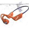 GREYOLK Cuffie da conduzione Ossea IP68 impermeabili per nuoto, Bluetooth 5.4 e lettore MP3 con memoria 32 GB, design open ear confortevole per nuoto, corsa e sport