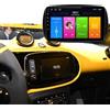 Navinio 9 HD Android Auto GPS Radio Navigator Carplay Replacement for Smart Forfour 4 berlina 453 Smart Fortwo II Cabriolet Coupe 453 OEM A4539008502 con GPS Bluetooth FM USB WiFi DVR RDS TPMS SWC DAB