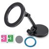 Generico Porta Cellulare Auto - Supporto Telefono con Rotazione 360° - Braccio Metallico Ultra Resistente - Fino a 35 kg di Tenuta - Supporto Universale per Smartphone