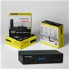 DM-Digital Decoder Digitale Terrestre 2024, DVB-T2, Ferguson Ariva T40 HEVC H.265 10bit Full HD FTA, Sintonizzatore TDT HD, Decoder TV, USB, HDMI, SCART, Ethernet LAN RJ-45, Telecomando 2in1, Metallo