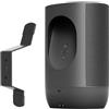 Hesupy Staffa di montaggio a parete per Sonos Move/Move 2, supporto di montaggio per altoparlante in lega di alluminio Base in metallo Supporto salvaspazio per display audio per Sonos Move 1/Move 2