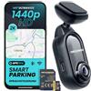 Nextbase® Piqo 2k Dash cam Auto Fronte Retro | Modalità di Parcheggio 24/7 | Dashcam Auto 2k 1440p 30fps | Night Vison Pro Telecamera | Camera con Angolo di Visione di 140° | MicroSD da 32 GB