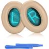 ELZO Cuffie di Ricambio per Cuffie Bose, Cuscinetti Auricolari di Ricambio per Bose QuietComfort QC SE/ QC15/QC25/QC35/QC35II/QC45/AE2/AE2i/AE2w/SoundTrure/SoundLink, 2 Stick di Installazione