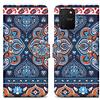 Cadorabo Custodia compatibile con Samsung Galaxy A91 / S10 LITE / M80s - Design Mandala Blu No. 1 - Coperchio protettivo con chiusura magnetica, funzione stand e tasca per le carte