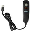 vhbw telecomando per scatto a distanza con cavo compatibile con FujiFilm FinePix HS20, HS20EXR, HS22, HS22EXR, HS25, HS25EXR, HS28, HS28EXR, HS30 fotocamera, 0,9 m, scatto a 2 fasi