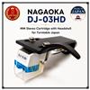 NAGAOKA Cartuccia stereo NAGAOKA DJ-03HD MM con guscio per giradischi Giappone