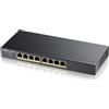 ‎ZYXEL Zyxel Switch PoE Gigabit a 8 porte Smart Managed Desktop/Wallmount e Fanless