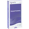 Sigvaris 503 AG Monocollant Compressivo Sinistro Punta Aperta Colore Beige Taglia M Lungo