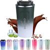 EACHPT Tazza Termica per caffè, Coffee Mug-to-Go 510ml da | Termos Caffè in Acciaio Inossidabile senza BPA, tazza da caffè con Coperchio, per caffè caldo/freddo, tè e