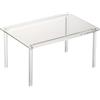 Puupaa Organizer per armadietti in acrilico trasparente per cucina, impilabile portaspezie con puntini antiscivolo, ripiani spessi 4 mm per dispensa, bagno o scrivania (confezione da 2)